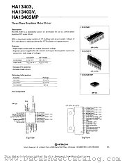 HA13403 HA13403V HA13403MP datasheet pdf Hitachi Semiconductor