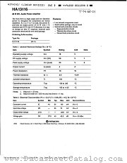 HA13116 datasheet pdf Hitachi Semiconductor