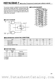 HD74LS642-1 datasheet pdf Hitachi Semiconductor