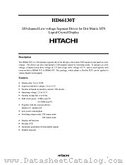 HD66130T datasheet pdf Hitachi Semiconductor