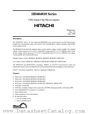 HD4074899 datasheet pdf Hitachi Semiconductor