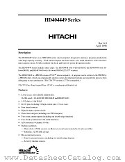 HD404449 datasheet pdf Hitachi Semiconductor
