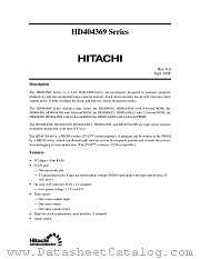 HD404369 datasheet pdf Hitachi Semiconductor