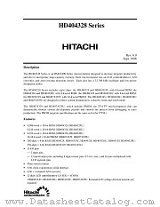 HD404326U datasheet pdf Hitachi Semiconductor