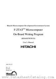 F-ZTAT datasheet pdf Hitachi Semiconductor