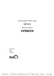SH7018 datasheet pdf Hitachi Semiconductor