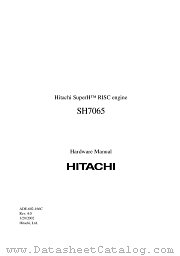 SH7065 datasheet pdf Hitachi Semiconductor