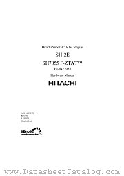 SH-2E SH7055 F-ZTAT HD64F7055 datasheet pdf Hitachi Semiconductor