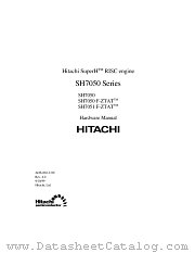 SH7050 SERIES SH7050 SH7050 F-ZTAT SH705 datasheet pdf Hitachi Semiconductor