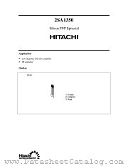 2SA1350 datasheet pdf Hitachi Semiconductor