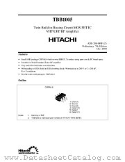 TBB1005 datasheet pdf Hitachi Semiconductor