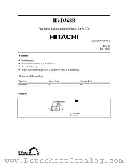 HVD368B datasheet pdf Hitachi Semiconductor