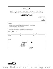 HVD136 datasheet pdf Hitachi Semiconductor