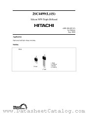 2SC4499(L)/(S) datasheet pdf Hitachi Semiconductor