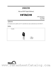 2SB1530 datasheet pdf Hitachi Semiconductor