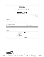 HSC226 datasheet pdf Hitachi Semiconductor