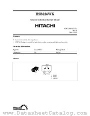 HSB226WK datasheet pdf Hitachi Semiconductor