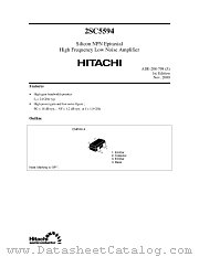 2SC5594 datasheet pdf Hitachi Semiconductor