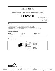 HZM5.6ZFA datasheet pdf Hitachi Semiconductor