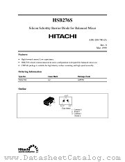 HSB276S datasheet pdf Hitachi Semiconductor