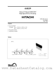 4AK19 datasheet pdf Hitachi Semiconductor