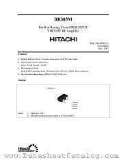 BB303M datasheet pdf Hitachi Semiconductor