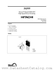 2SJ555 datasheet pdf Hitachi Semiconductor
