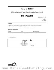 HZU8.2G datasheet pdf Hitachi Semiconductor