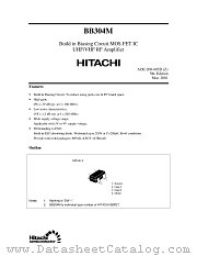 BB304M datasheet pdf Hitachi Semiconductor