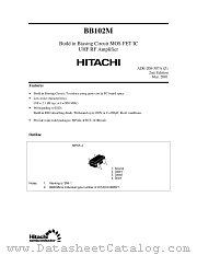 BB102M datasheet pdf Hitachi Semiconductor