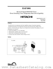HAF1001 datasheet pdf Hitachi Semiconductor