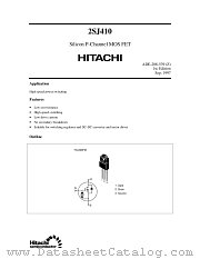 2SJ410 datasheet pdf Hitachi Semiconductor