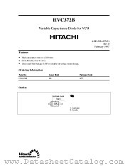 HVC372B datasheet pdf Hitachi Semiconductor