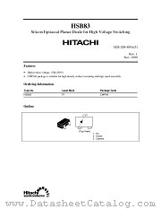 HSB83 datasheet pdf Hitachi Semiconductor