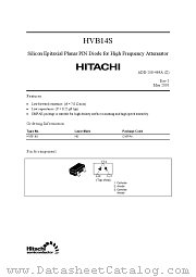 HVB14S datasheet pdf Hitachi Semiconductor