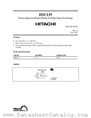 HSU119 datasheet pdf Hitachi Semiconductor