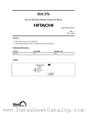 HSC276 datasheet pdf Hitachi Semiconductor