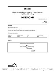 1SS286 datasheet pdf Hitachi Semiconductor