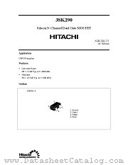 3SK290 datasheet pdf Hitachi Semiconductor