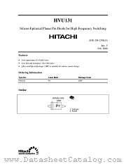 HVU131 datasheet pdf Hitachi Semiconductor