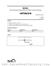 HSS81 datasheet pdf Hitachi Semiconductor