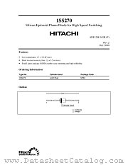 1SS270 datasheet pdf Hitachi Semiconductor
