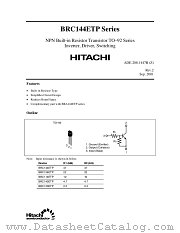 BRC143ETP datasheet pdf Hitachi Semiconductor