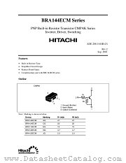 BRA144ECM datasheet pdf Hitachi Semiconductor