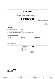 HVD385B datasheet pdf Hitachi Semiconductor