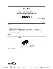 2SD655 datasheet pdf Hitachi Semiconductor