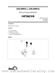2SK1880(L)/(S) datasheet pdf Hitachi Semiconductor