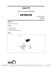 2SK1579 datasheet pdf Hitachi Semiconductor