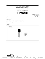 2SA673A datasheet pdf Hitachi Semiconductor