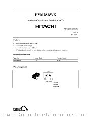HVM28BWK datasheet pdf Hitachi Semiconductor